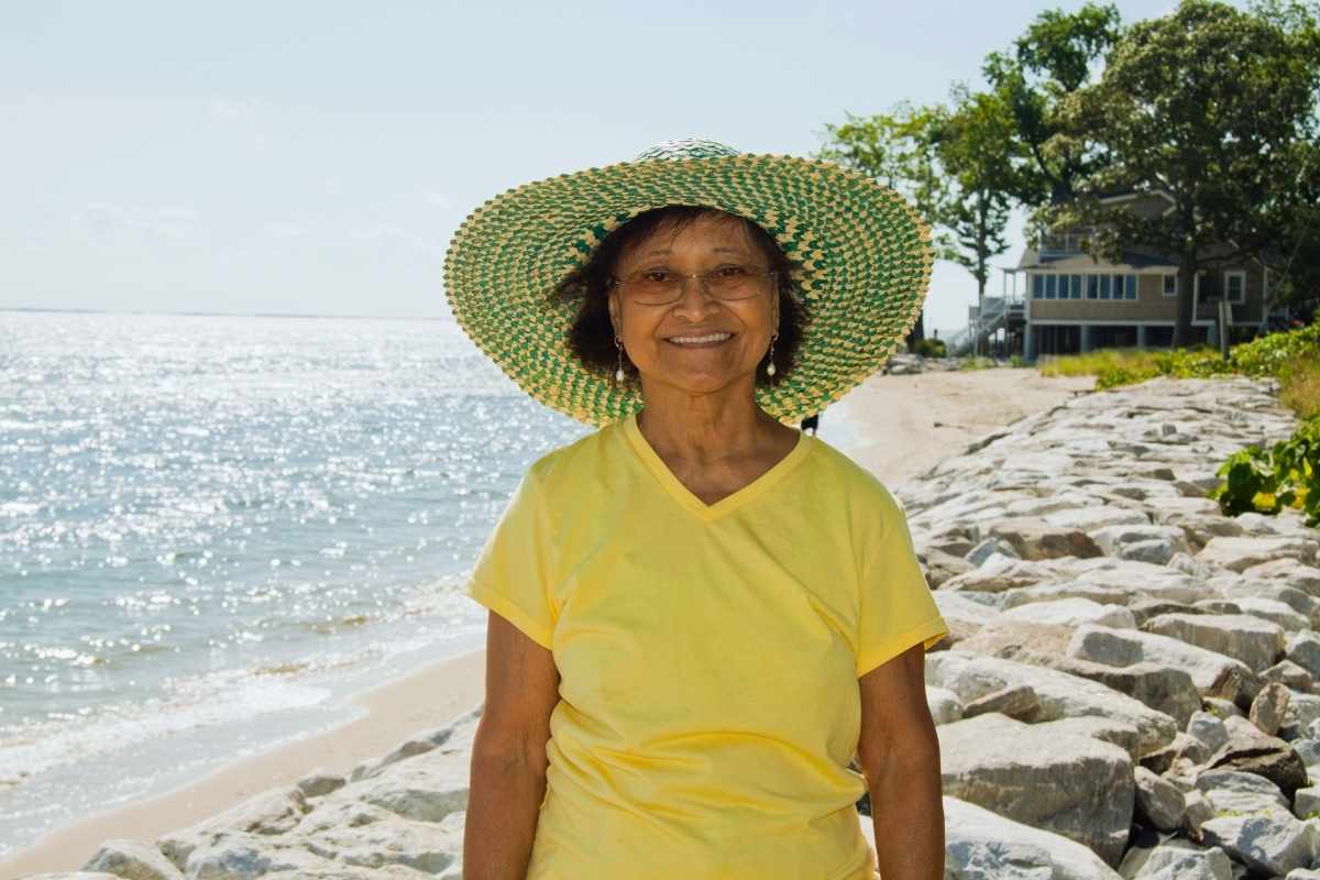 Female retiree in the Philippines